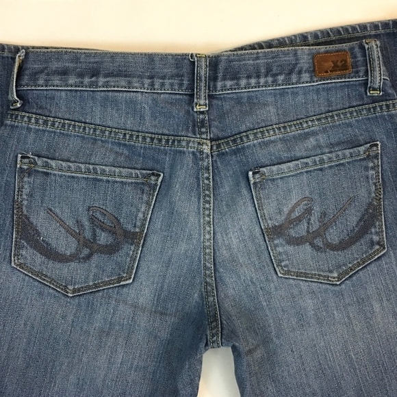 Express Jeans Women's Curvy Fit Flare Leg Size 2 Long length 32" - Picture 4 of 7